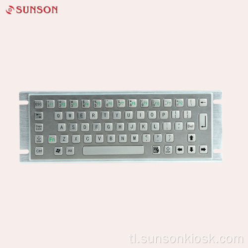 Metal Keyboard at Touch Pad